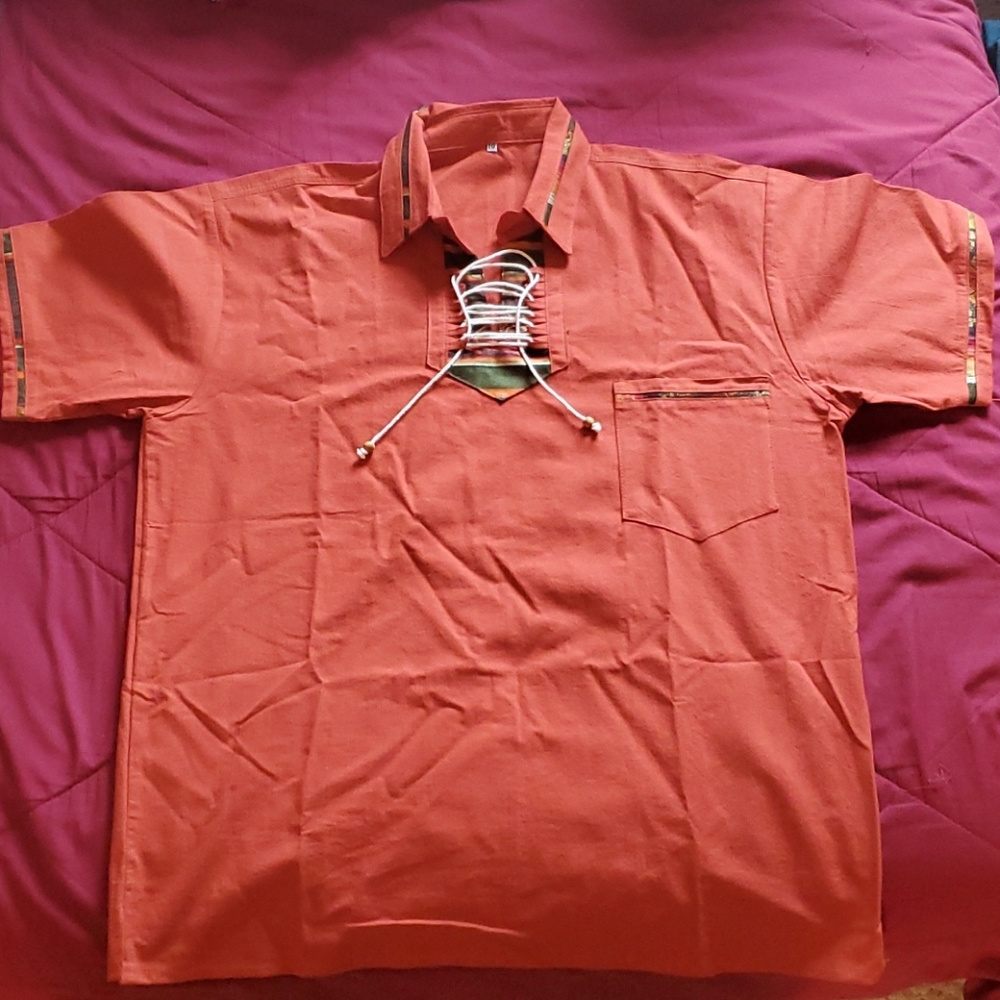 Mexican Made Collard shirt